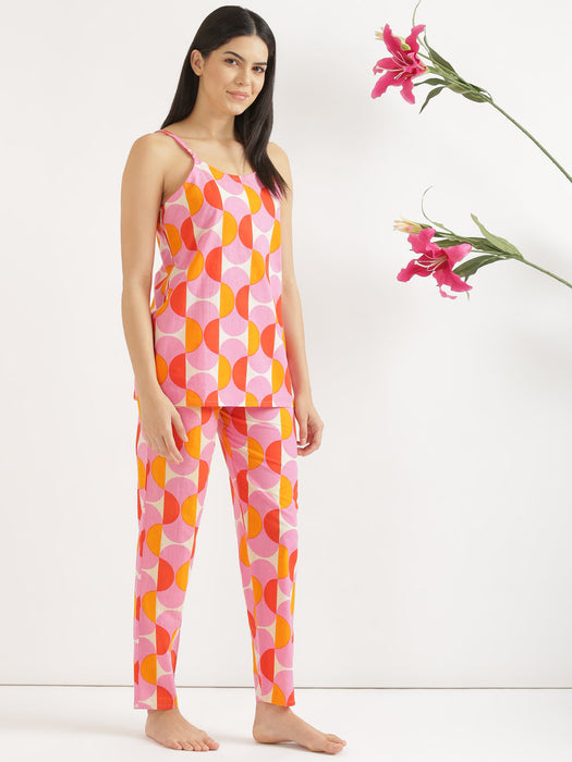 Sleeveless GeoMatrix Co-ord Set-CK-GEOMATRIX-SL