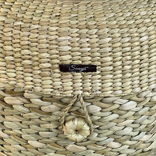 Kauna Straw Handwoven Laundry Bag - Large