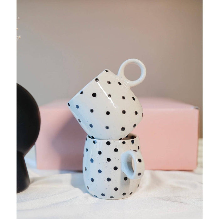 Polka dots mug-set of 1