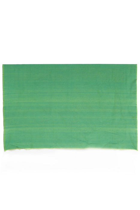 Ikkat Cotton Saree - Blue Green