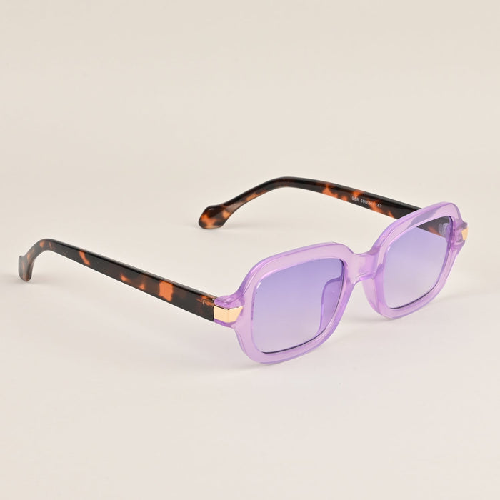 Voyage Purple Rectangle Sunglasses - MG3661