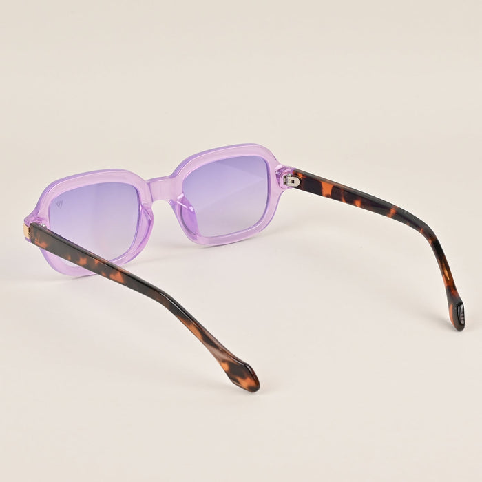 Voyage Purple Rectangle Sunglasses - MG3661