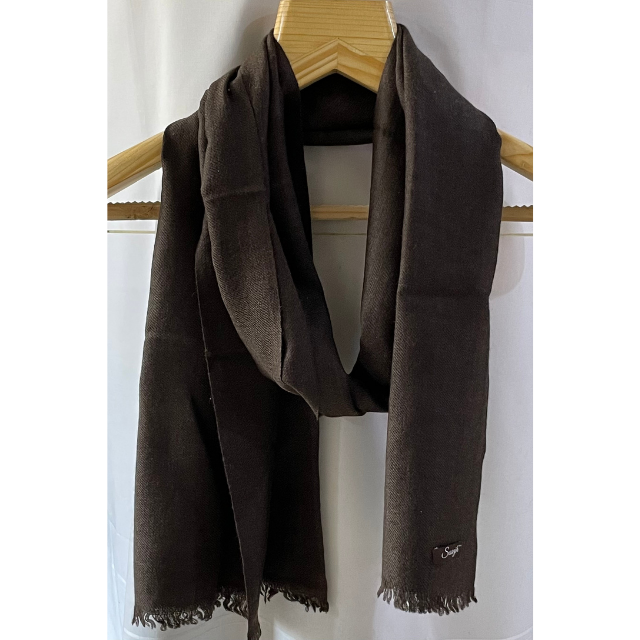 Pure Yak Wool Scarf | Muffler | 100% Yak Wool | Handspun & Handwoven | Unigen