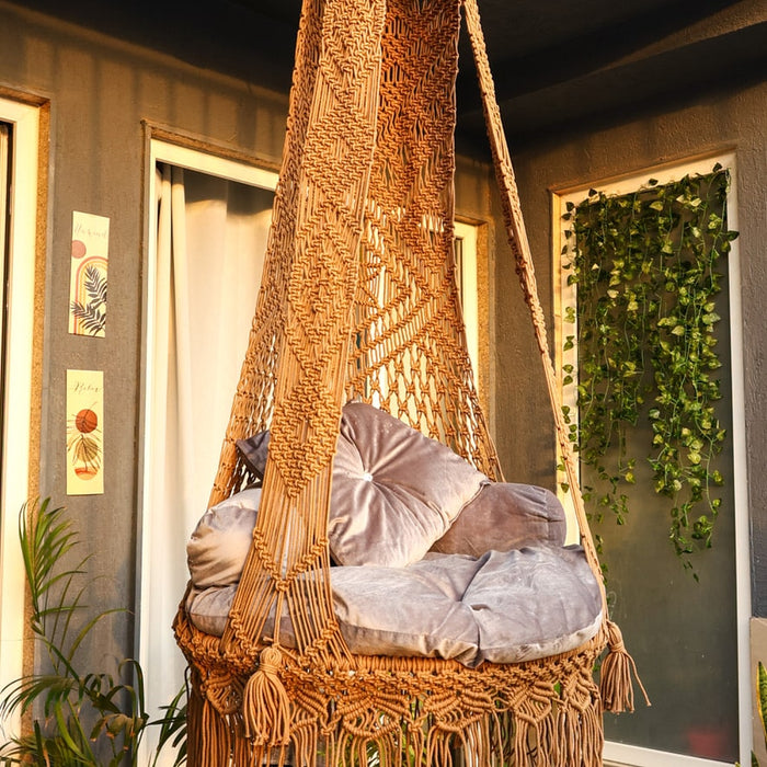 Macrame swing - Beige Beauty