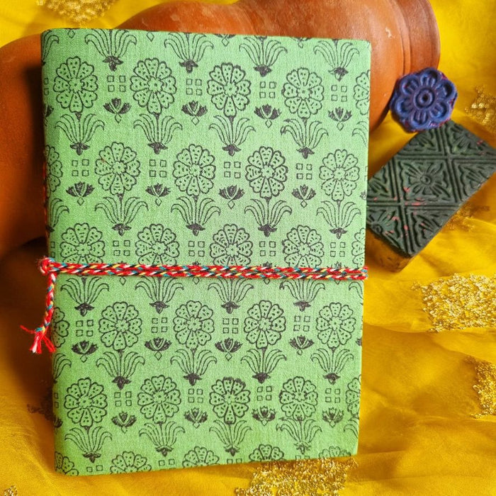 SANDESHA UPCYCLED HANDLOOM FABRIC JOURNAL (dori)