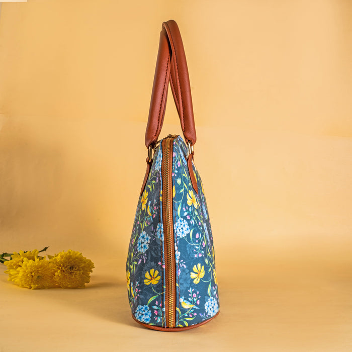 Vintage Blooms Blue Handbag