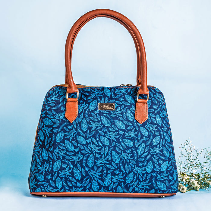 Midnight Forest Blue Handbag