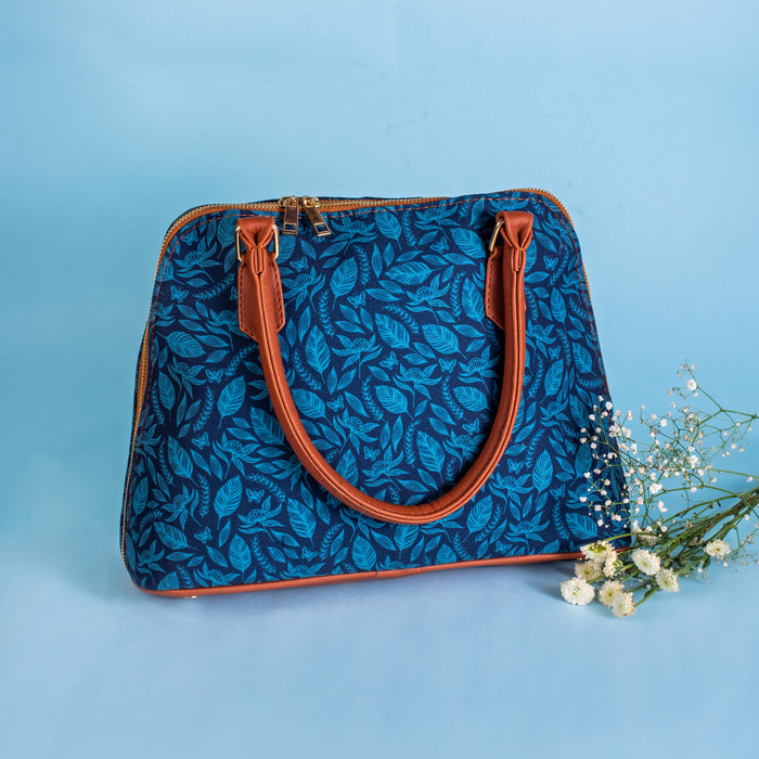 Midnight Forest Blue Handbag