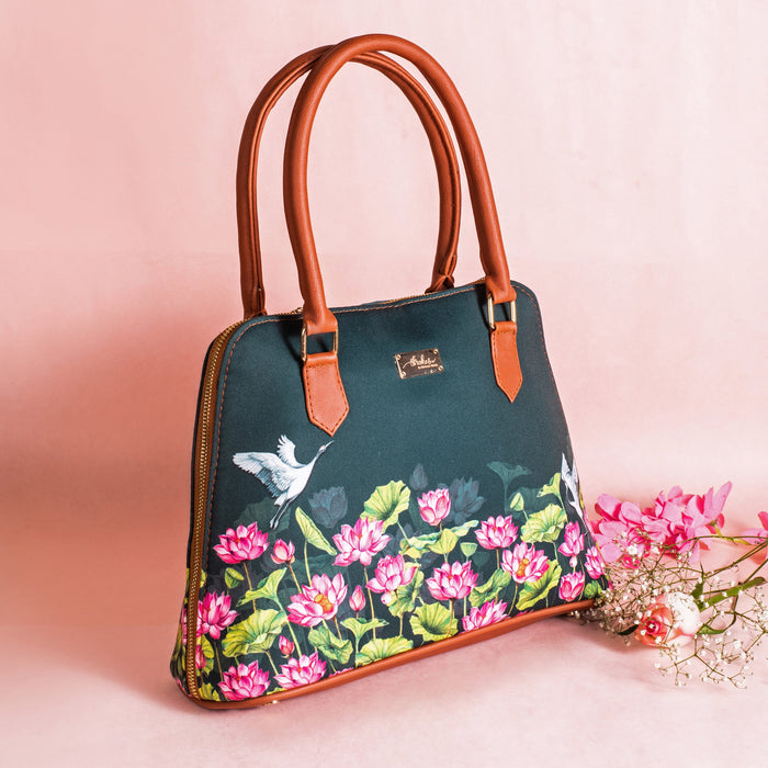 Lotus Field Handbag