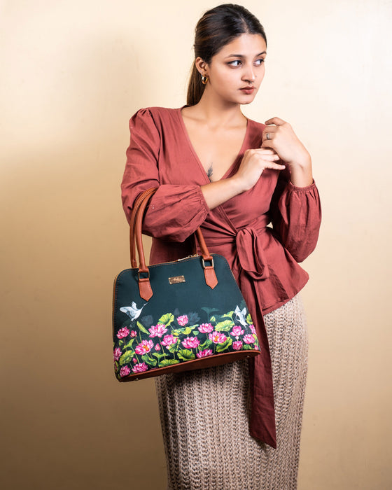 Lotus Field Handbag