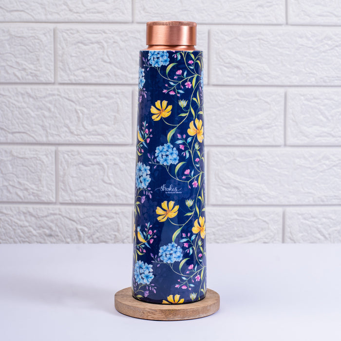 Vintage Blooms Copper bottle