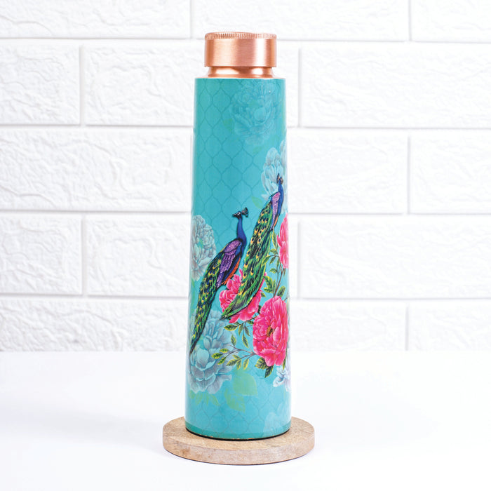 The Royal Peacock Copper bottle