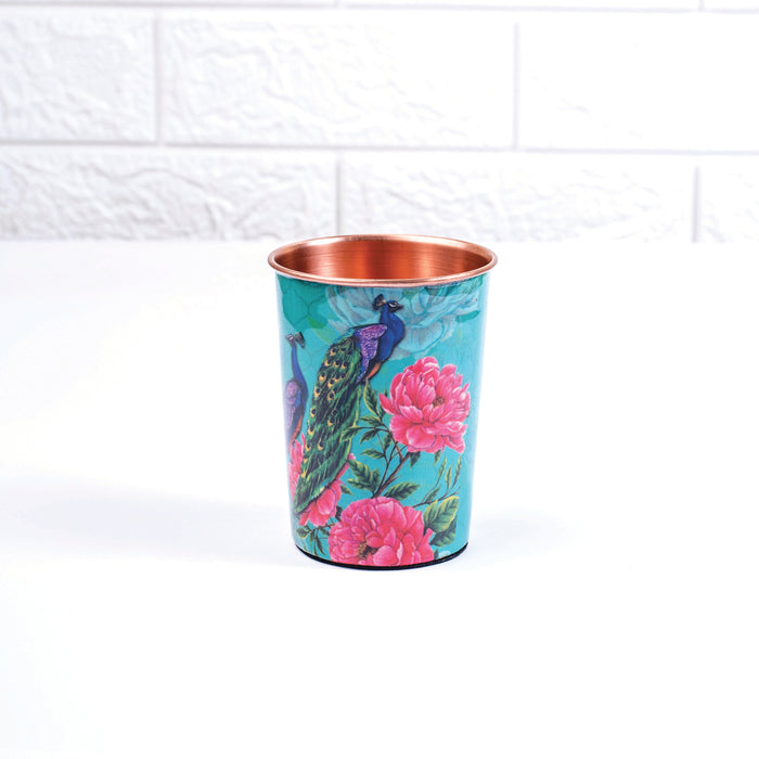 The Royal Peacock Copper Tumblers - Gift Set