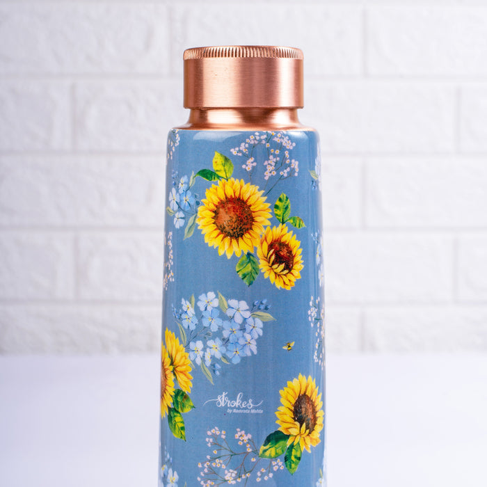 Garden Blooms Copper Bottle and Tumbler Set