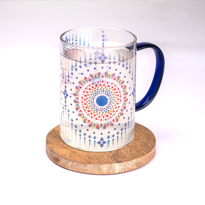 Mystical Mandala Clear mugs - Set of 2 and 4