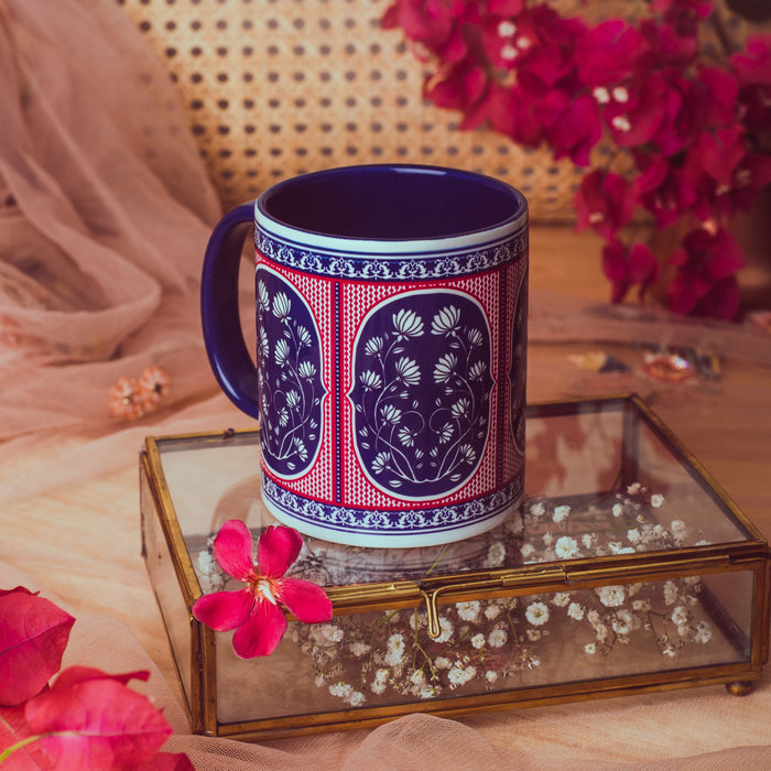 Ceramic Blooms in Brackets Mug