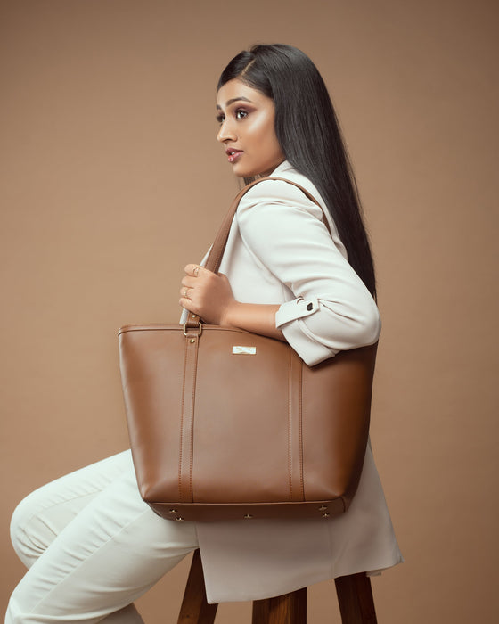 Mocha Elegance Tote bag