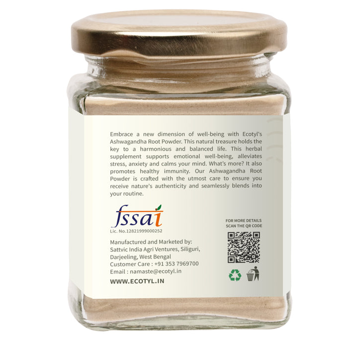 Ashwagandha Root Powder | Energy Booster |100G