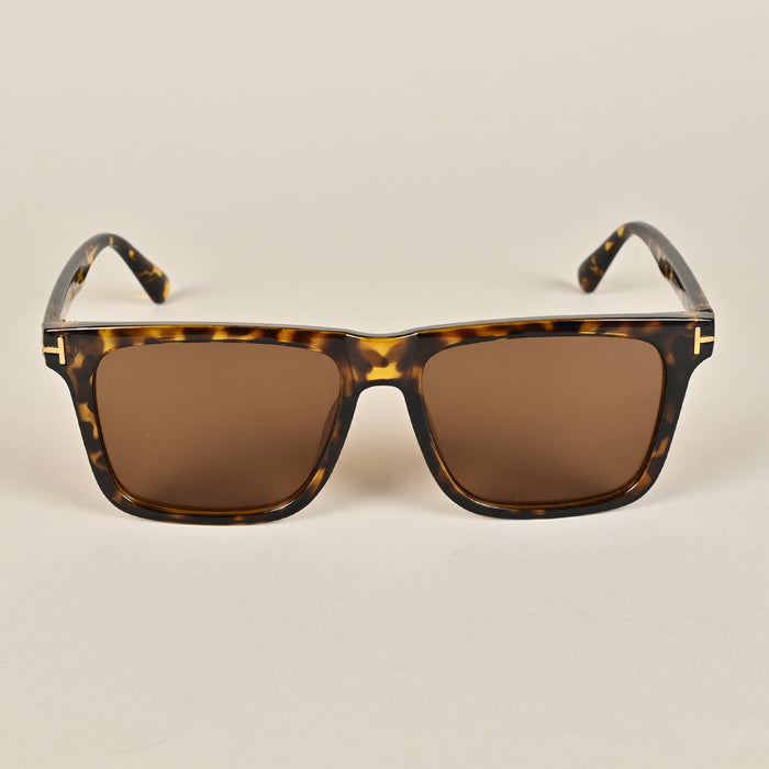 Voyage Brown Wayfarer Sunglasses for Men & Women - MG3955