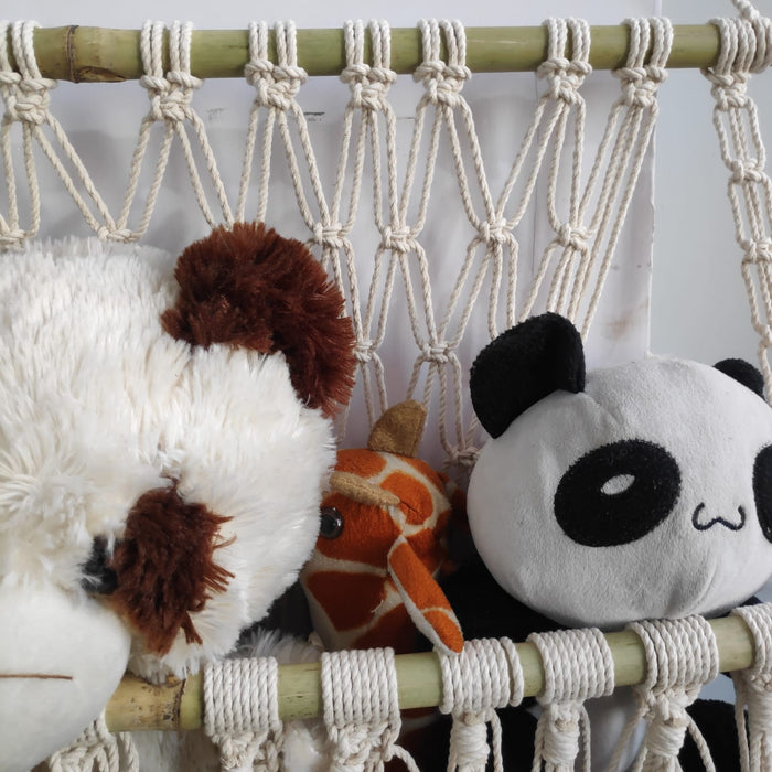 Chic Macrame Kids Toys Hanger