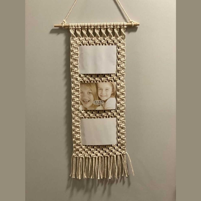 Macrame Wall Hanging Photo Frame