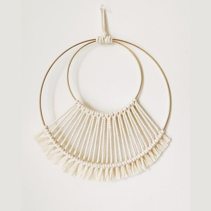 Macrame Wall Hanging - Twin Rings