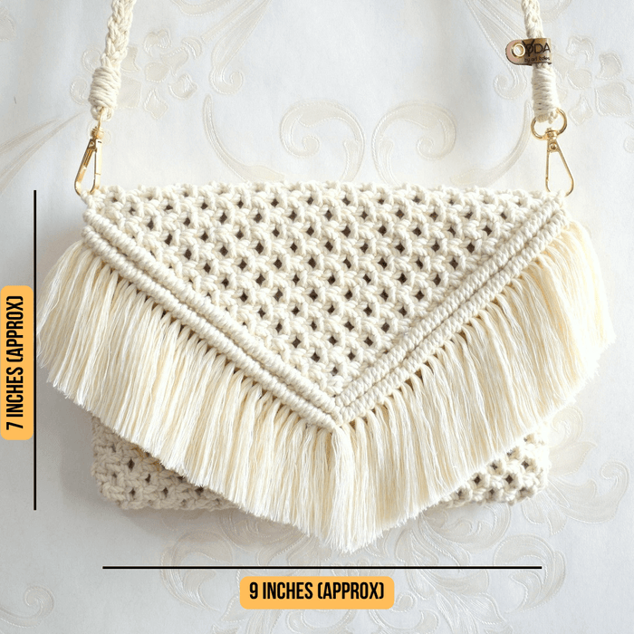 Boho Macrame Clutch