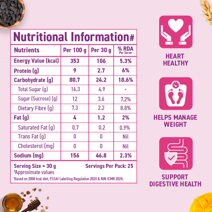 Fruit & Nut Muesli - 30% Exotic Fruits & Nuts