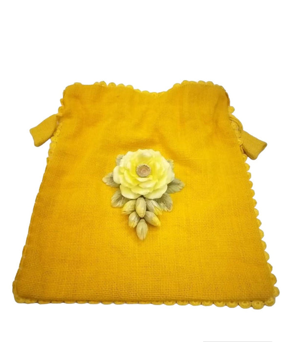 Pineapple-Rose Potli Bag