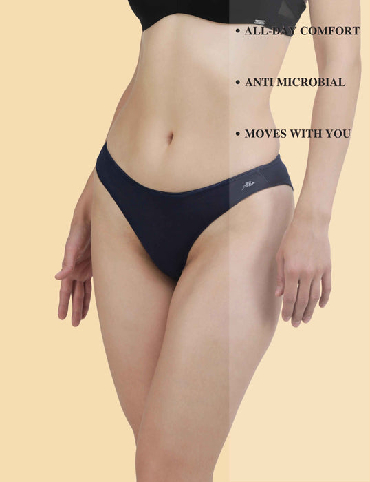 Bamboo Micro Modal | Anti Bacterial | Women Bikini | Premium Panty | 3X moisture wicking | 50 Wash Guarantee | Pack of 2