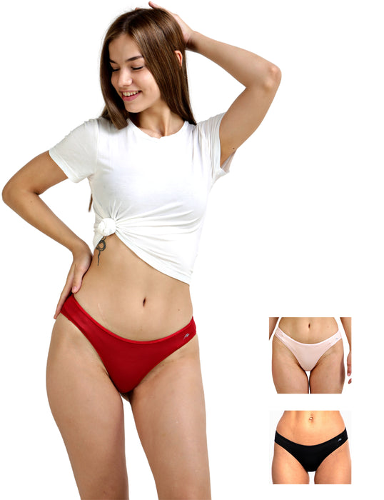 Bamboo Micro Modal | Anti Bacterial | Women Bikini | Premium Panty | 3X moisture wicking | 50 Wash Guarantee | Pack of 3