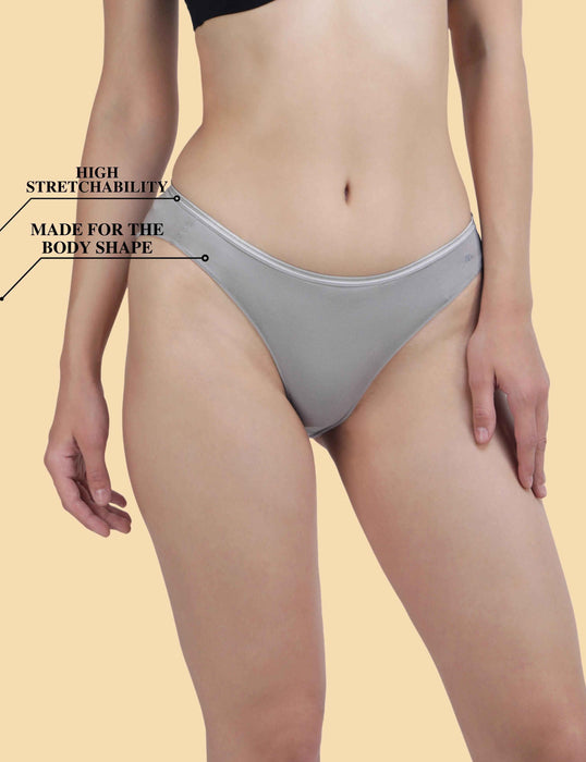 Bamboo Micro Modal | Anti Bacterial | Women Bikini | Premium Panty | 3X moisture wicking | 50 Wash Guarantee | Pack of 3