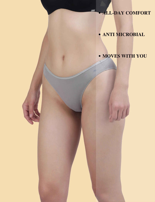 Bamboo Micro Modal | Anti Bacterial | Women Bikini | Premium Panty | 3X moisture wicking | 50 Wash Guarantee | Pack of 3