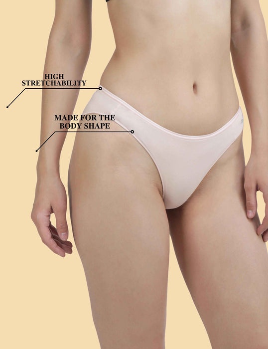 Bamboo Micro Modal | Anti Bacterial | Women Bikini | Premium Panty | 3X moisture wicking | 50 Wash Guarantee | Pack of 2