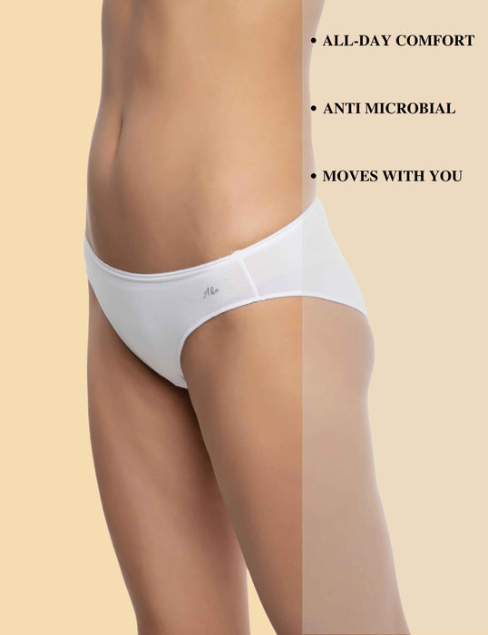 Bamboo Micro Modal | Anti Bacterial | Women Bikini | Premium Panty | 3X moisture wicking | 50 Wash Guarantee | Pack of 2