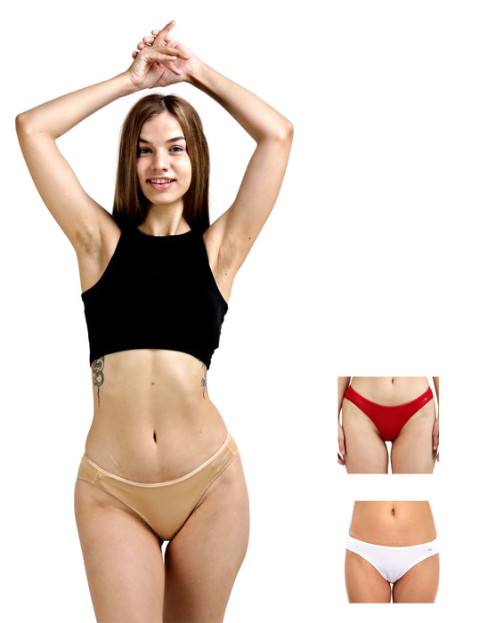 Bamboo Micro Modal | Anti Bacterial | Women Bikini | Premium Panty | 3X moisture wicking | 50 Wash Guarantee | Pack of 3