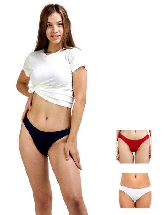 Bamboo Micro Modal | Anti Bacterial | Women Bikini | Premium Panty | 3X moisture wicking | 50 Wash Guarantee | Pack of 3