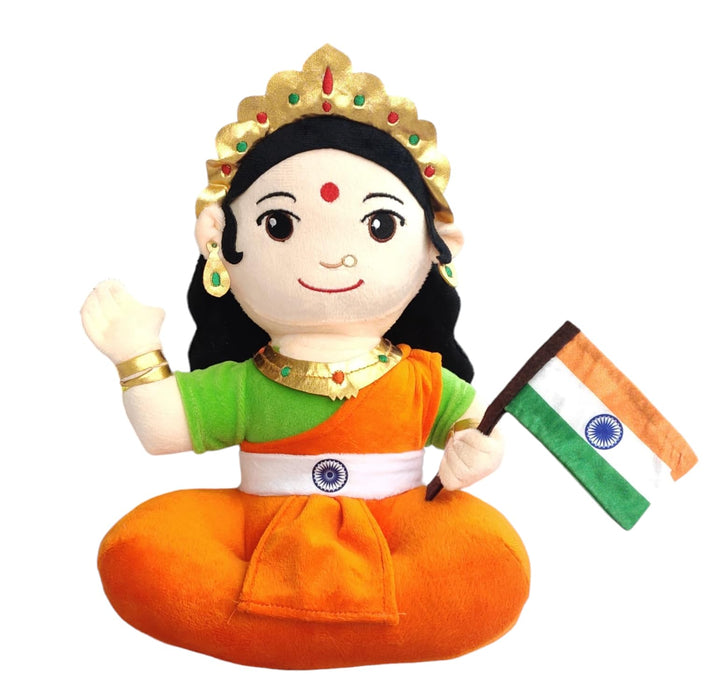 Indian National Anthem Singing Bharat Mata Soft Toy