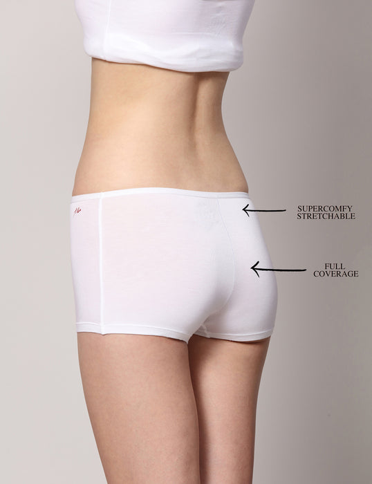 Bamboo Micro Modal | Anti Bacterial |Women Boyshort | Premium Panty | 3X moisture wicking | 50 Wash Guarantee | Pack of 1