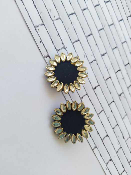 Kundan Mini Multicolor Studs Earrings