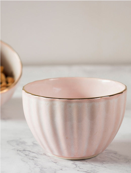 Ceramic Stoneware Blush Bowl