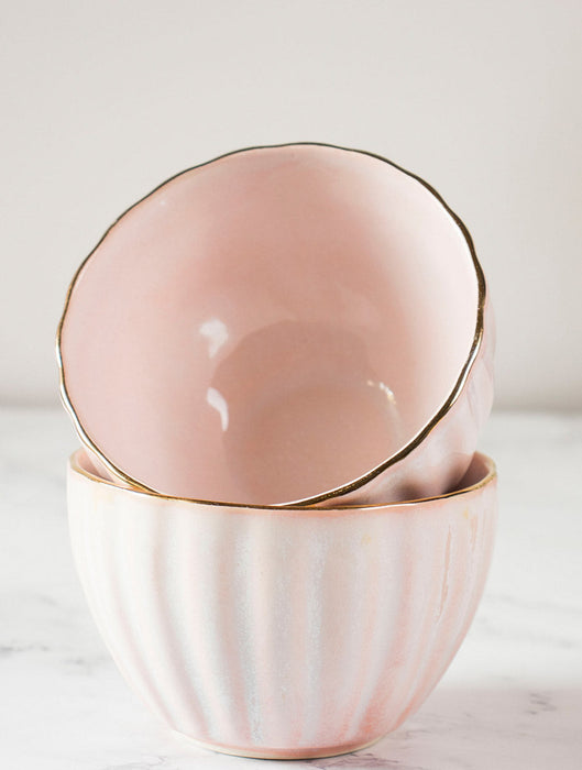 Ceramic Stoneware Blush Bowl