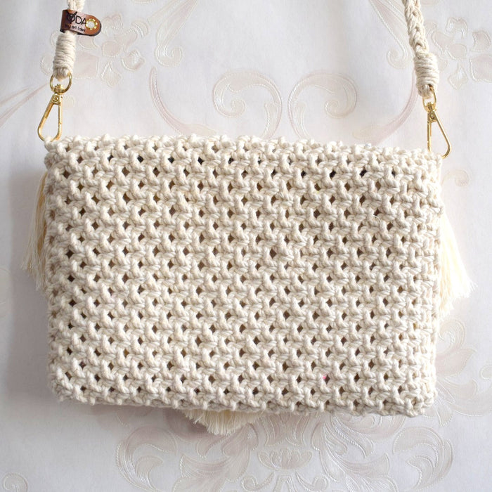 Boho Macrame Clutch