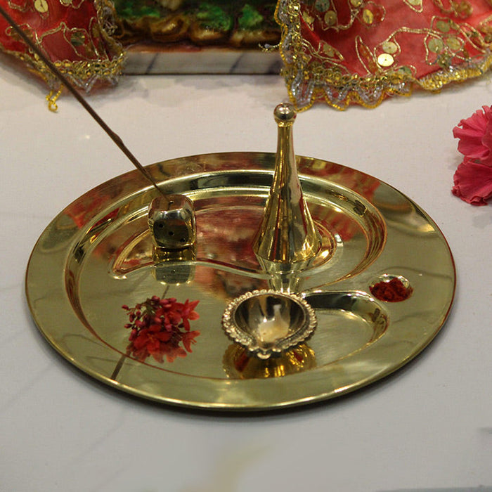 Brass Pooja Thali