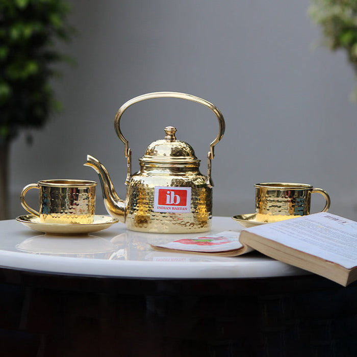 Brass Teapot Set