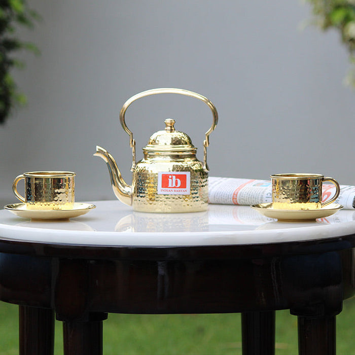 Brass Teapot Set