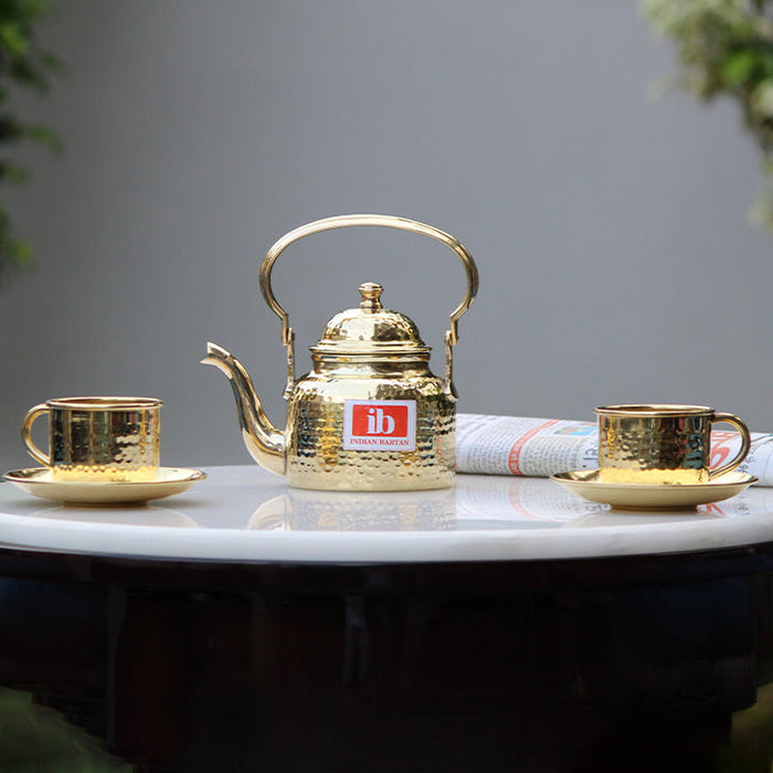 Brass Teapot Set