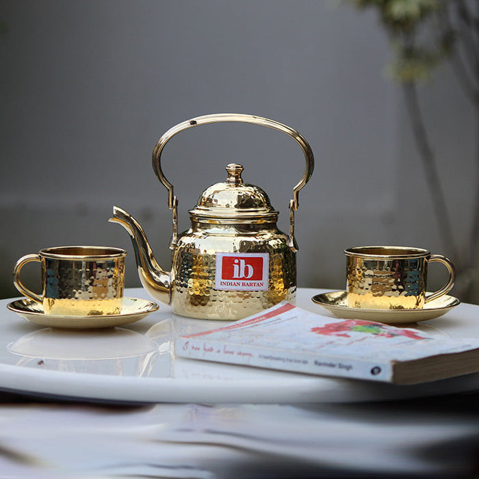 Brass Teapot Set