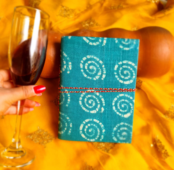 CALMNESS UPCYCLED HANDLOOM FABRIC JOURNAL (doori)