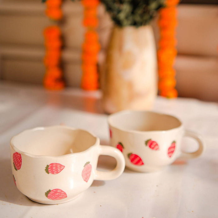 Strawberry cup- Set of 2